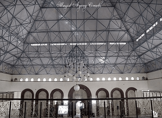 interior Masjid Agung Kota Cimahi – Jawa Barat